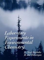 Cover of: Laboratory Experiments in Environmental Chemistry | D. Neal Boehnke