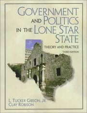 Cover of: Government and politics in the Lone Star State: theory and practice