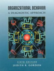 Cover of: Organizational Behavior | Judith R. Gordon