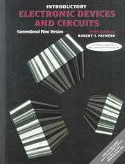 Cover of: Introductory Electronic Devices and Circuits by Robert T. Paynter, Robert Paynter