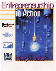 Cover of: Entrepreneurship In Action by Mary Coulter