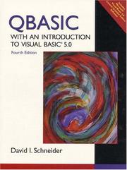 Cover of: QBasic by David I. Schneider