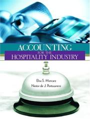 Cover of: Accounting for the hospitality industry