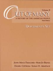 Cover of: Out of Many: A History of the American People : Documents Set