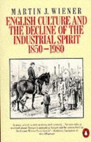 Cover of: English Culture and the Decline of the Ind