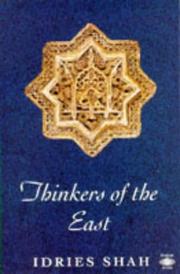 Cover of: Thinkers of the East (Arkana) by Idries Shah