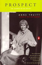 Cover of: Prospect by Anne Truitt
