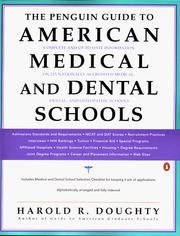 Cover of: The Penguin guide to American medical and dental schools by Harold Doughty