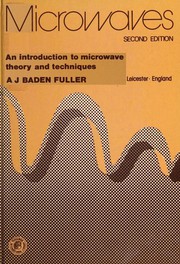 Cover of: Microwaves by A. J. Baden Fuller