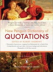 Cover of: The New Penguin Dictionary of Quotations