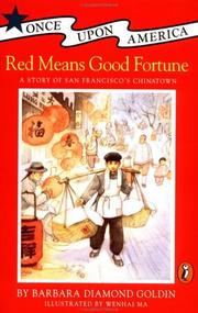 Cover of: Red Means Good Fortune by Barbara Diamond Goldin
