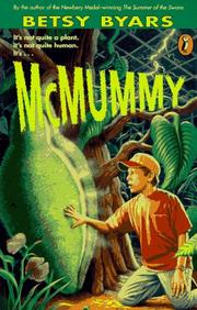 McMummy by Betsy Cromer Byars