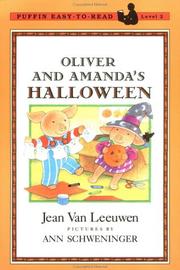 Cover of: Oliver and Amanda's Halloween by Jean Van Leeuwen