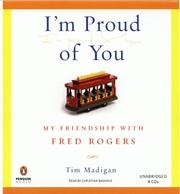 Cover of: I'm Proud of You by Tim Madigan, Tim Madigan