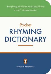 Cover of: The Penguin Pocket Rhyming Dictionary by Rosalind Fergusson