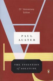 Cover of: The Invention of Solitude by Paul Auster