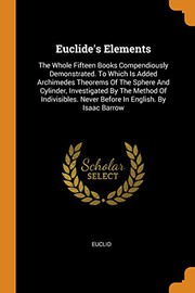 Cover of: Euclide's Elements