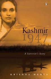 Cover of: Kashmir 1947 by Krishna Mehta