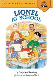Cover of: Lionel at School by Stephen Krensky