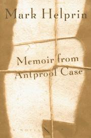 Cover of: Memoir from Antproof Case: a novel