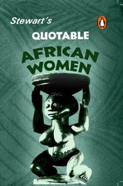Cover of: Stewart's Quotable African Women