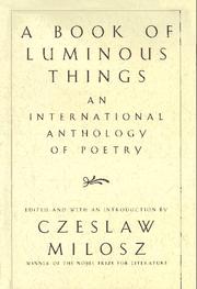 Cover of: A Book of Luminous Things by 