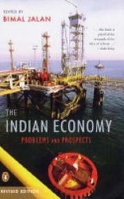 Cover of: The Indian Economy: Problems and Prospects