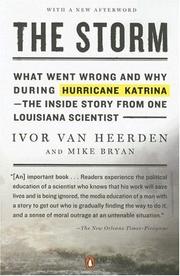 Cover of: The Storm by Ivor van Heerden, Mike Bryan, Ivor van Heerden, Mike Bryan