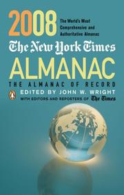 Cover of: The New York Times Almanac 2008: The Almanac of Record (New York Times Almanac)