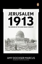 Cover of: Jerusalem 1913 | Amy Dockser Marcus