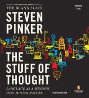 Cover of: The Stuff of Thought by Steven Pinker