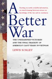 Cover of: A better war by Lewis Sorley