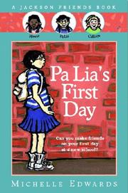 Cover of: Pa Lia's first day by Michelle Edwards