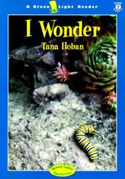Cover of: I wonder by Tana Hoban