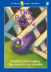 Cover of: The purple snerd by Rozanne Lanczak Williams