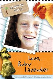 Cover of: Love, Ruby Lavender