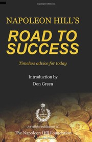 Cover of: Napoleon Hill's Road to Success by Napoleon Hill, Don Green