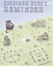 Cover of: Gordimer Byrd's reminder by Weinstock, Robert