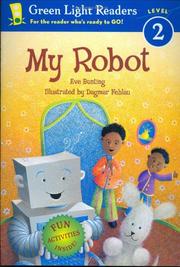 Cover of: My robot by Eve Bunting