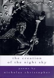 Cover of: The creation of the night sky: poems