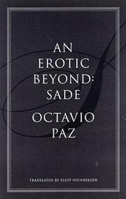 Cover of: An erotic beyond: Sade