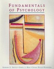 Cover of: Fundamentals of Psychology by Ed Smith, Daryl J. Bem, Susan Nolen-Hoeksema