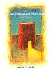 Cover of: College reading and study skills by Nancy V. Wood