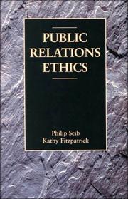 Cover of: Public relations ethics