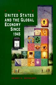 Cover of: The United States and the global economy since 1945