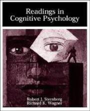 Cover of: Readings in Cognitive Psychology by Robert J. Sternberg, Richard K. Wagner