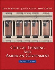 Cover of: Critical thinking and American government