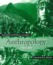 Cover of: Study Guide and Workbook to Accompany Anthropology
