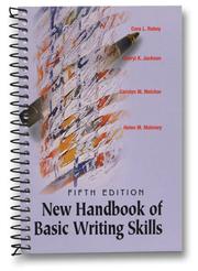 Cover of: New handbook of basic writing skills