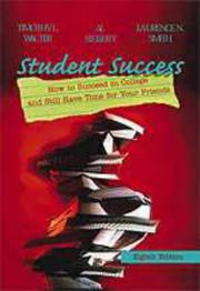 Cover of: Student success by Tim Walter